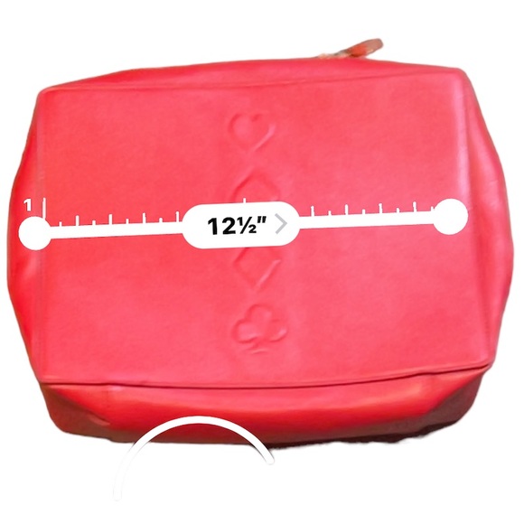 Women’s ESTEE LAUDER Make Up or Everyday Bag Red New Cosmetic - Picture 4 of 6